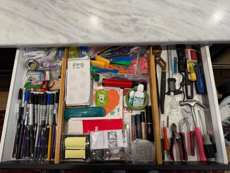Kitchen Junk Drawer after...