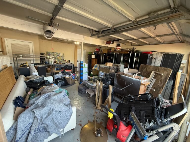 Garage before...